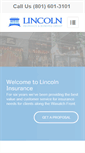 Mobile Screenshot of lincolninsure.com